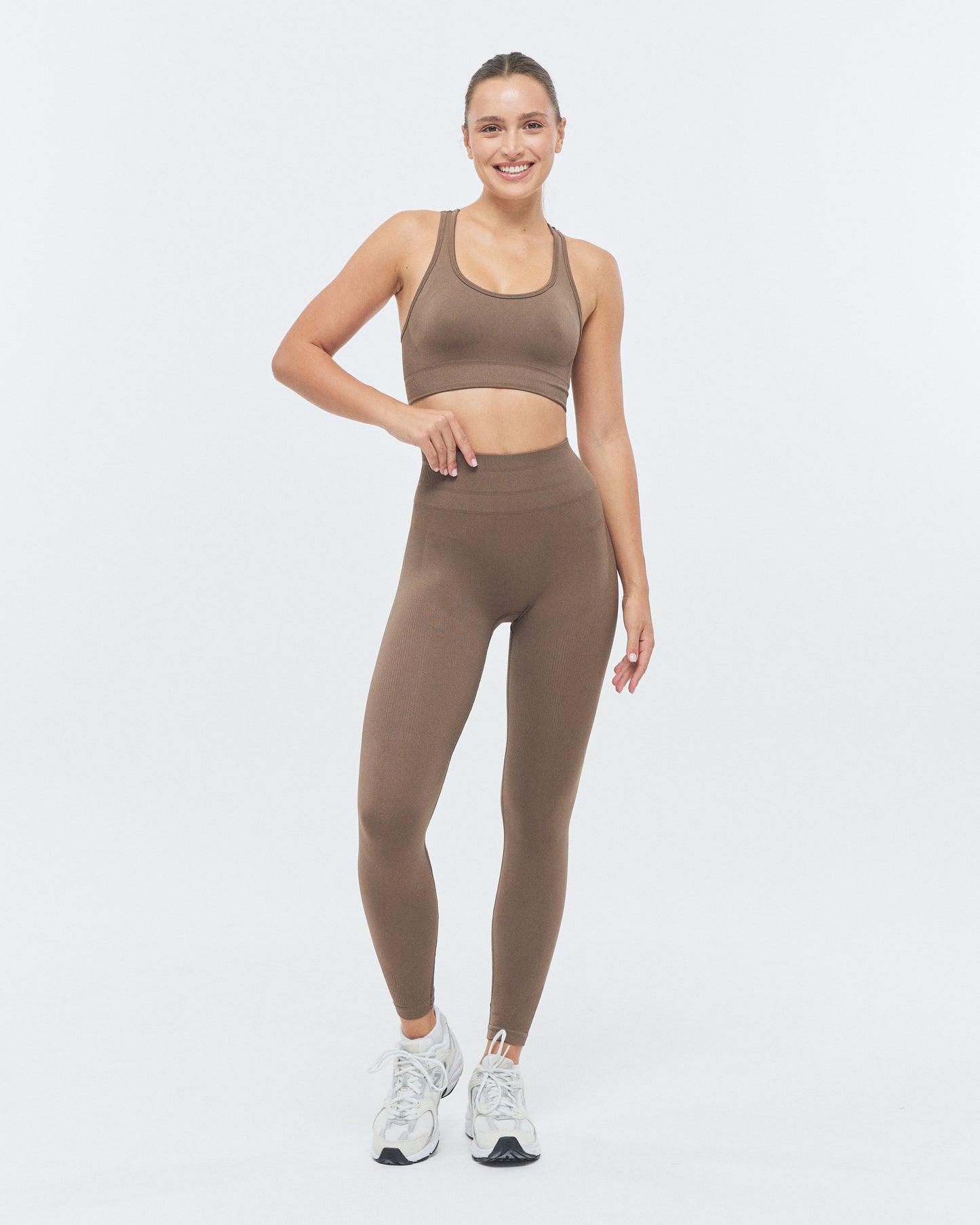 Scrunch Leggings Taupe 1