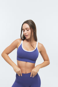 VIVID DRILLS Duo Bra Skipper Blue / White 1