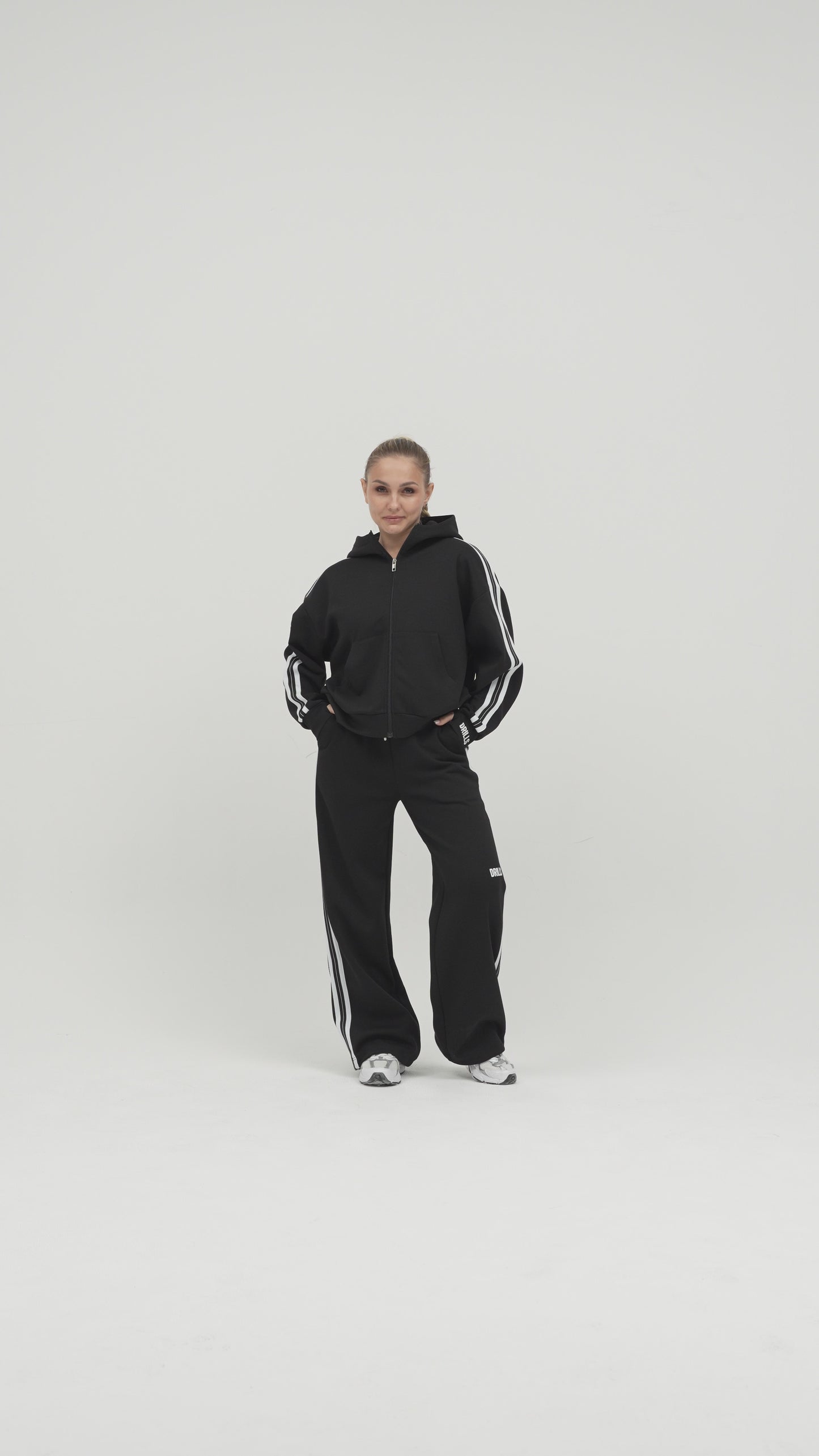 RECREATION Scuba Wide Leg Jogger Black